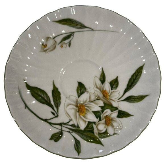 Shelley Fine Bone China Demitasse Syringa Cup Saucer Set Floral Vintage England - Picture 7 of 10